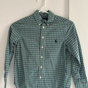 Ralph Lauren Boys Button Down Shirt (Size 8)